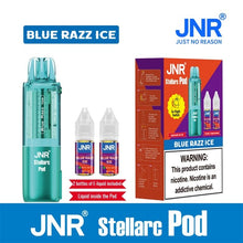 Load image into Gallery viewer, Pod Only / Blue Razz Ice Jnr Stellararc 100K Disposable Pod Kit

