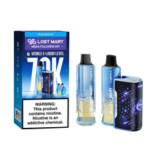 Load image into Gallery viewer, Pod Kit / Blue Razz Ice Lost Mary Nera Fulllview 70K Disposable
