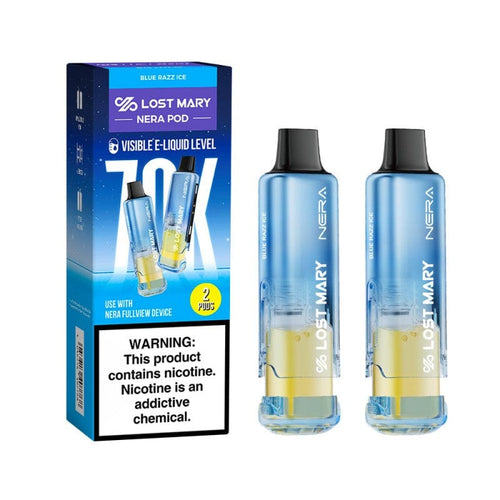 Pod Only / Blue Razz Ice Lost Mary Nera Fulllview 70K Disposable