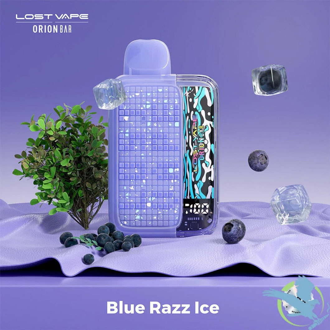 Blue Razz Ice Lost Vape Orion Bar 10000 Disposable Vape