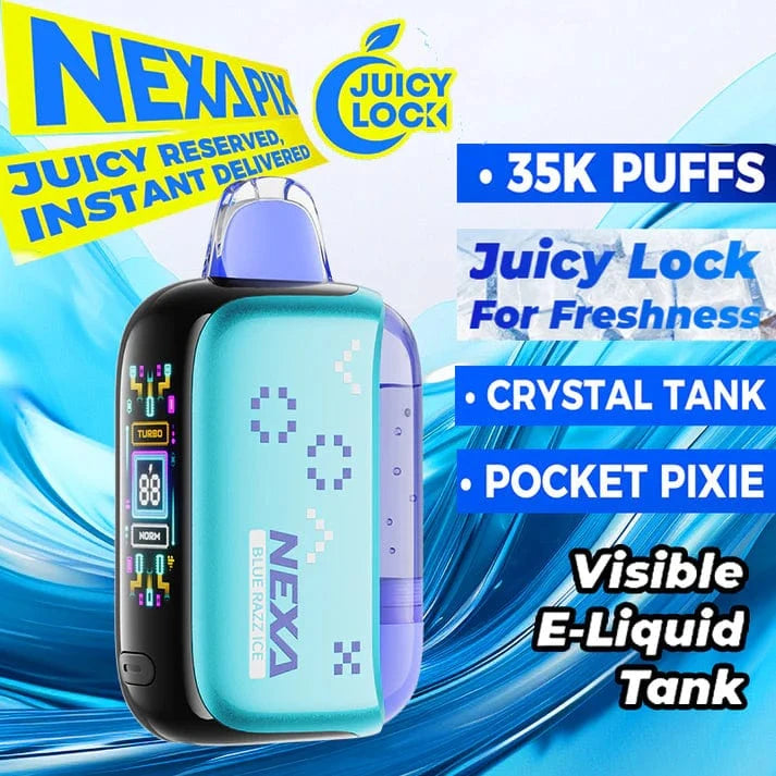 Nexa PIX 35K Disposable Vape 35,000 Puffs, Smart Display Nexa PIX 35K Disposable Vape 35,000 Puffs, Smart Display