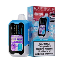 Cargar imagen en el visor de la galería, Blue Razz Ice (Nic &amp; Ice Control) Rifbar Mixpro 40K Vape
