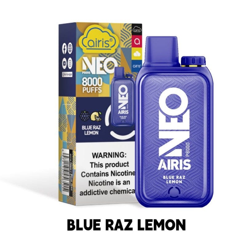 Blue Razz Lemon Airis Neo P800 Disposable Vape