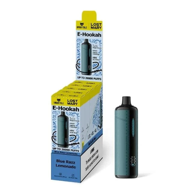 Blue Razz Lemonade Urban Tale E Hookah Disposable up to 26K