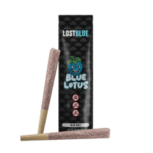 Load image into Gallery viewer, Blue Razz Lost Blue Blue Lotus Pre Rolls
