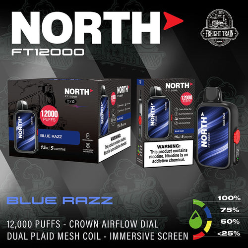 Blue Razz North FT12000 Disposable Vape
