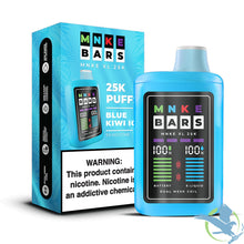 Load image into Gallery viewer, Blue Kiwi Ice MNKE BARS XL 25K Disposable
