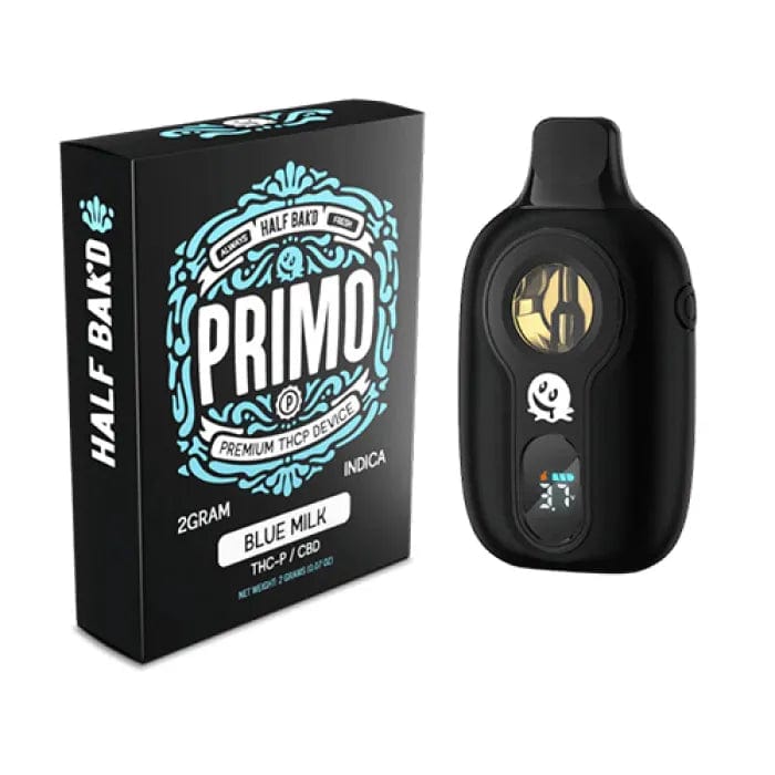 Blue Milk - Indica Half Bak’d Primo Disposable Vape THCP CBD 2G