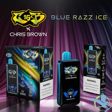Load image into Gallery viewer, Blue Razz Ice CB15K x Chris Brown Disposable Vape 15000
