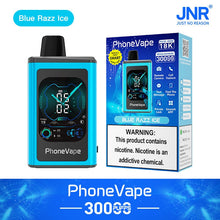 Load image into Gallery viewer, Blue Razz Ice JNR Phonevape 30K Disposable Vape
