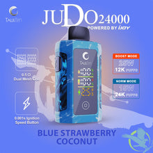 Load image into Gallery viewer, Blue Strawberry Coconut / Single TaijiZen Judo IJoy 24K Disposable Vape
