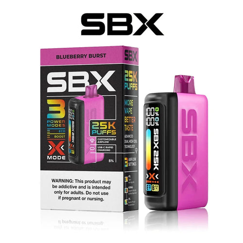 Blueberry Burst Sbx Disposable Vape 25000