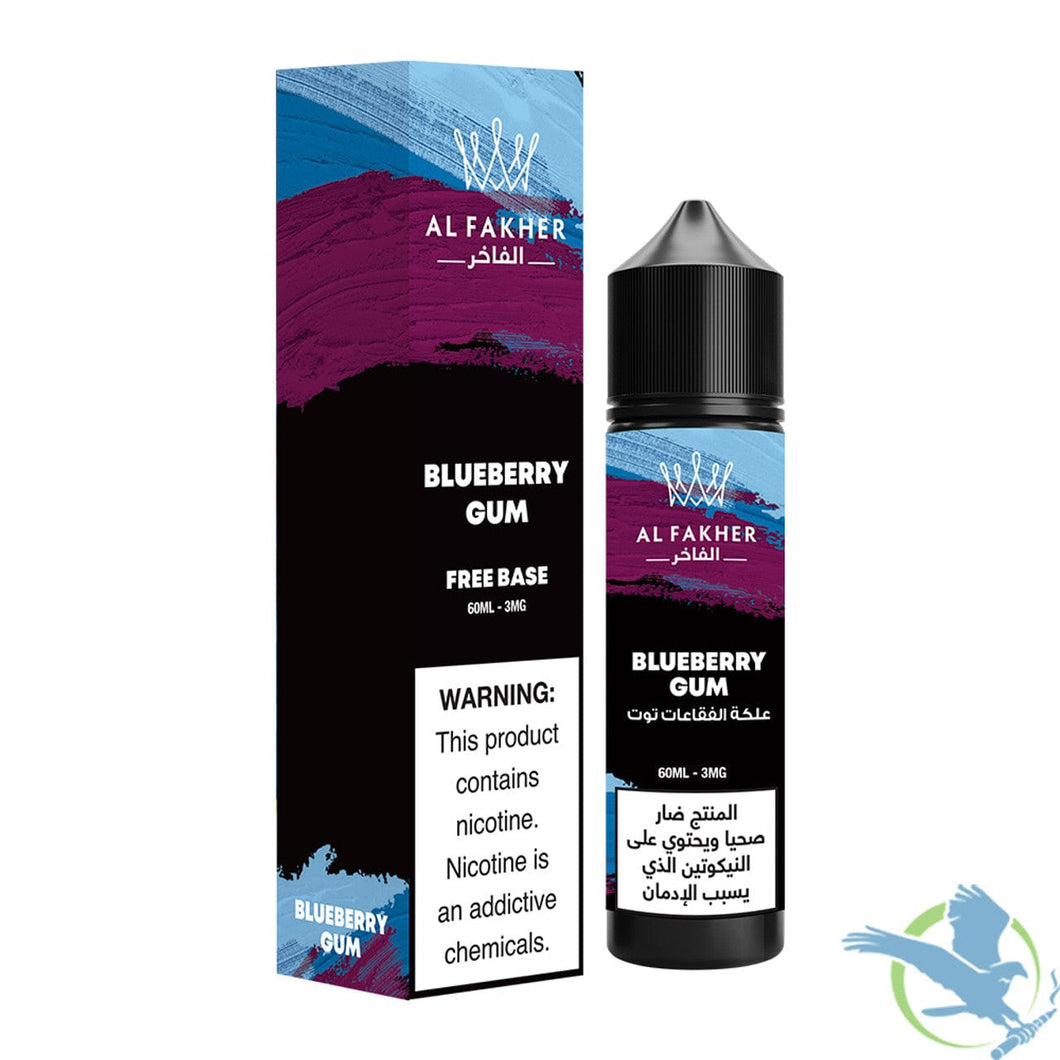 Bluebery Gum AL Fakher E-Liquid Free Base 60 ML