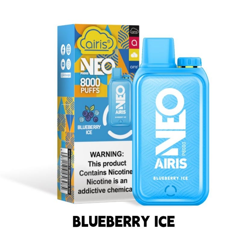 Blueberry Ice Airis Neo P800 Disposable Vape