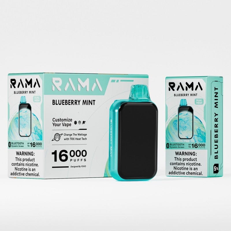 Blueberry Mint Rama 16000 Disposable Vape