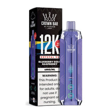 Load image into Gallery viewer, NN - Blueberry Sour Raspberry Al Fakher Crown Bar Crystal V2 Disposable 6mg
