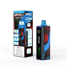 Load image into Gallery viewer, Single / Blue Razz Ice MTRX 12K Disposable
