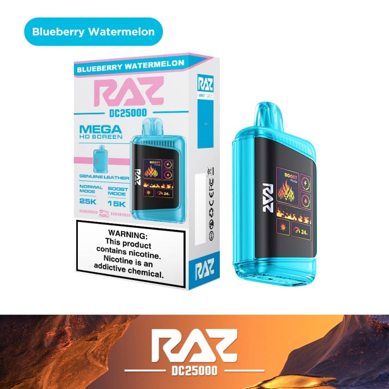 Blueberry Watermelon Raz DC25000 Puff Disposable Vape