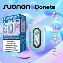 Cargar imagen en el visor de la galería, Blueberry Watermelon Suonon Donette 50K Disposable Vape
