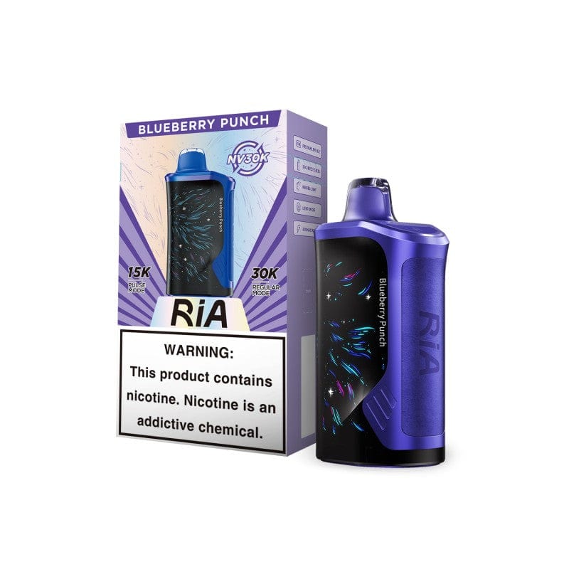 Blueberry Punch Ria NV30K Vape Disposable 30000 Puffs