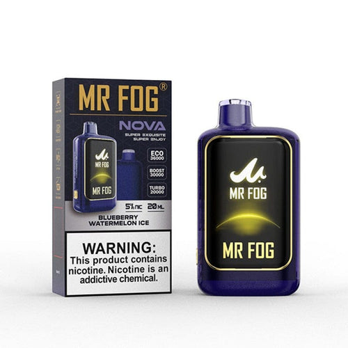 Blueberry Watermelon Ice Mr Fogg Nova 36K Disposable Vape