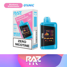 Load image into Gallery viewer, Blueberry Watermelon Razzz 25K Zero Nicotine Disposable Vape 0%
