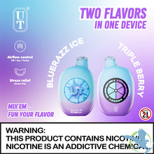 Load image into Gallery viewer, Bluerazz Ice / Triple Berry UT Disposable Vape 50K
