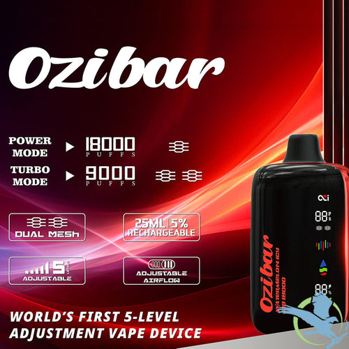 Brazilian Coffee Disposable Vape Ozibar 18000  Puffs