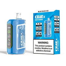 Load image into Gallery viewer, Blue Razz Ice CZAR CX15000 DISPOSABLE VAPE
