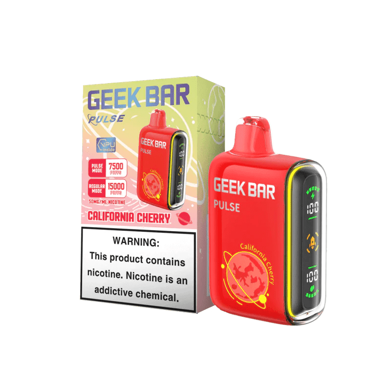California Cherry Geek Bar Pulse 15000 Disposable Vape