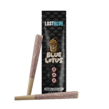 Load image into Gallery viewer, Caramel Coffee Swirl Lost Blue Blue Lotus Pre Rolls
