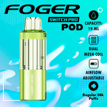 Load image into Gallery viewer, Cherry Lemon Foger Switch Pro Kit Disposable 30K

