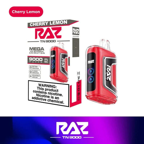 Cherry Lemon Raz TN9000 Disposable Vape