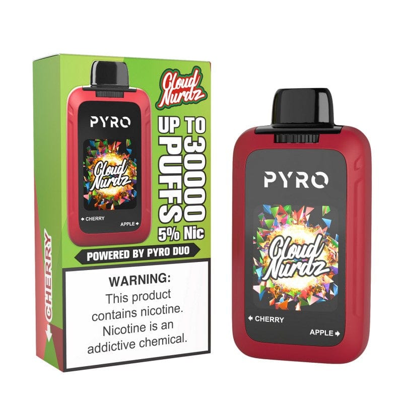Cherry + Apple Cloud Nurdz Pyro Duo Disposable Vape 30K Puffs