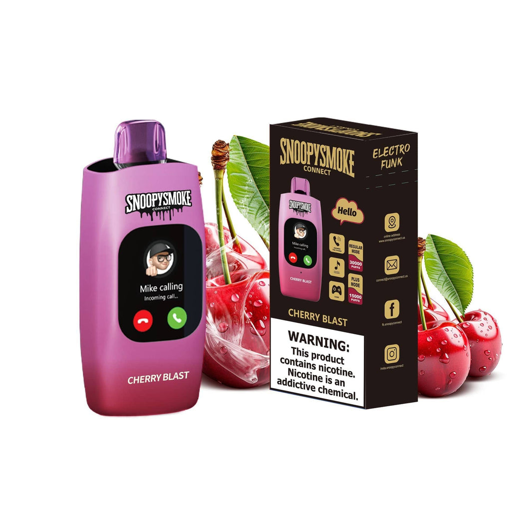 Cherry Blast Snoopy Smoke Connect 30K Disposable