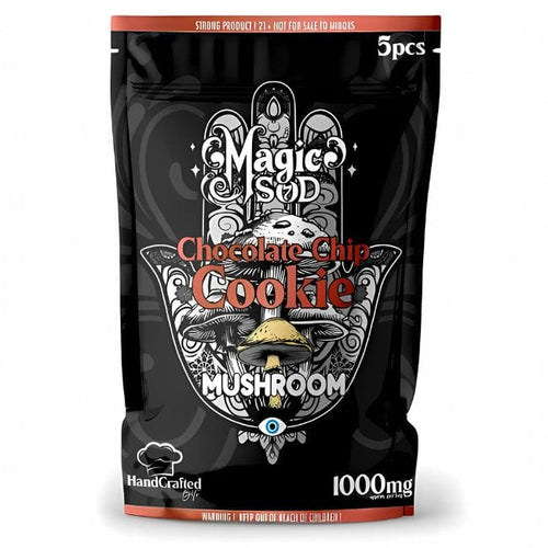 Chocolate Chip Cookies Magic Sod Mushroom Cookies 1000mg 5ct