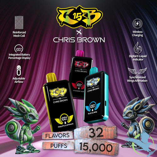 CB15K x Chris Brown Disposable Vape 15000