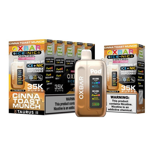 Cinna Toast Munch (Taurus II) (Dessert Edition) Pod Juicee Oxbarr Ice Control 35K