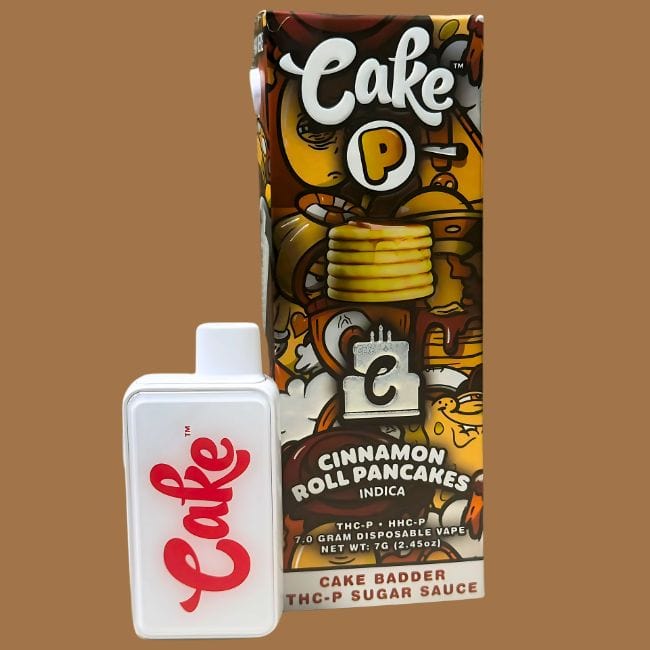 Cinnamon Roll Pancakes Indica Cake Badder Sugar Sauce Disposable Vape 7GM THCP HHCP