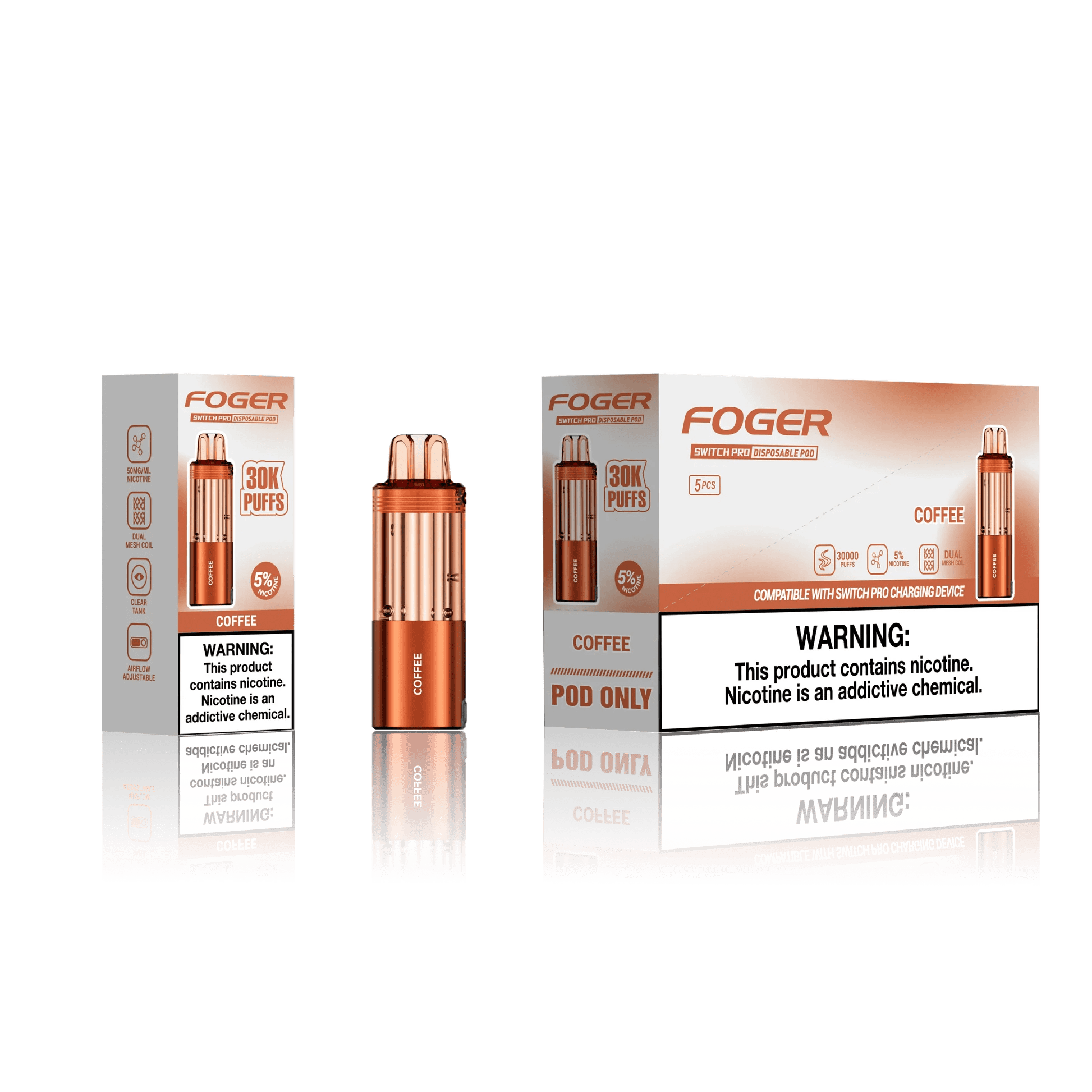Foger Switch Pro 30K Puffs Disposable Pod