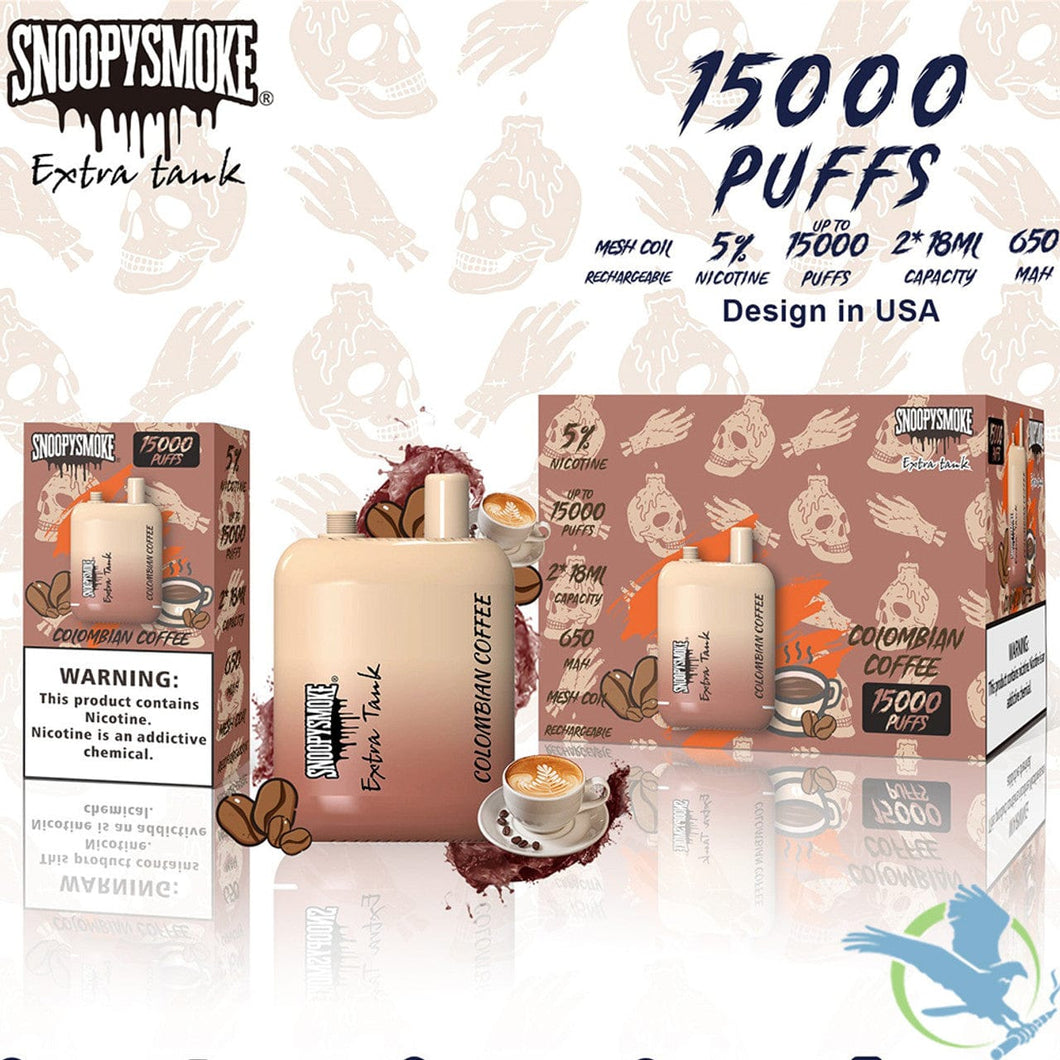 Colombian Coffee Snoopy Smoke Disposable Vape