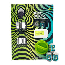 Load image into Gallery viewer, Cookies and Cream Hybrid Buddah Society THC Premium 1gm Flower Capsule Box
