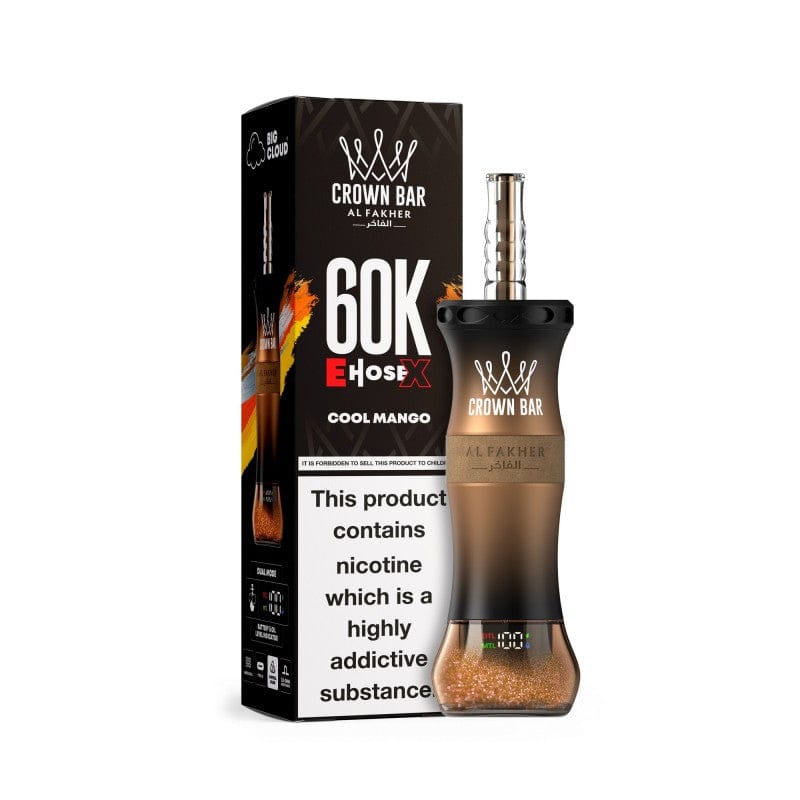 Buy Al Fakher Crown Bar 60K E-Hose X Disposable 6mg