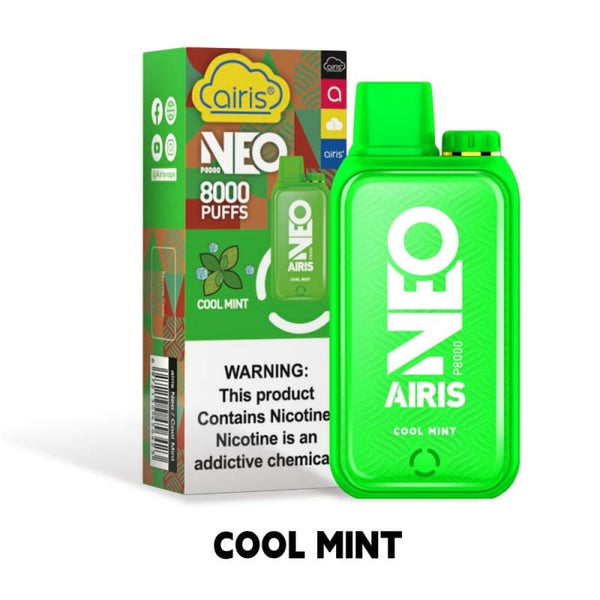 Cool Mint Airis Neo Disposable Vape| Fast Shipping Cool Mint Airis Neo Disposable Vape| Fast Shipping