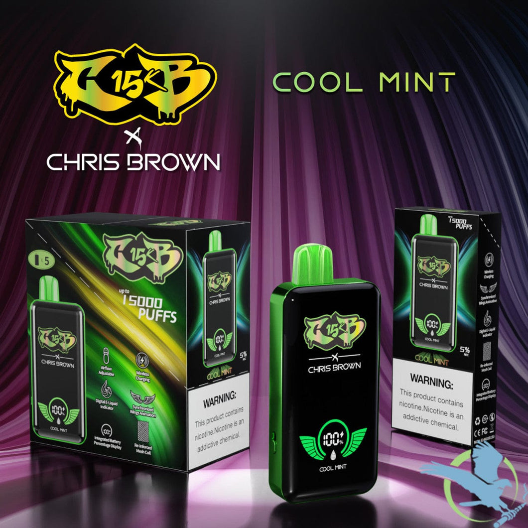 Cool Mint CB15K x Chris Brown Disposable Vape 15000