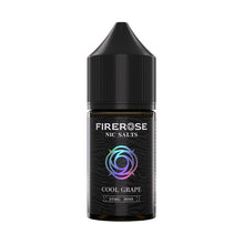 Load image into Gallery viewer, Cool Grape / 25 MG Firerose Nic Salt E Liquid Juice Bottle 30ml
