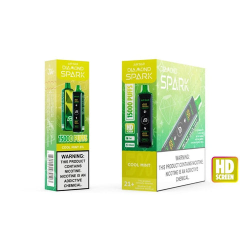 Cool Mint Air Bar Diamond Spark Disposable Vape 15000 Puffs