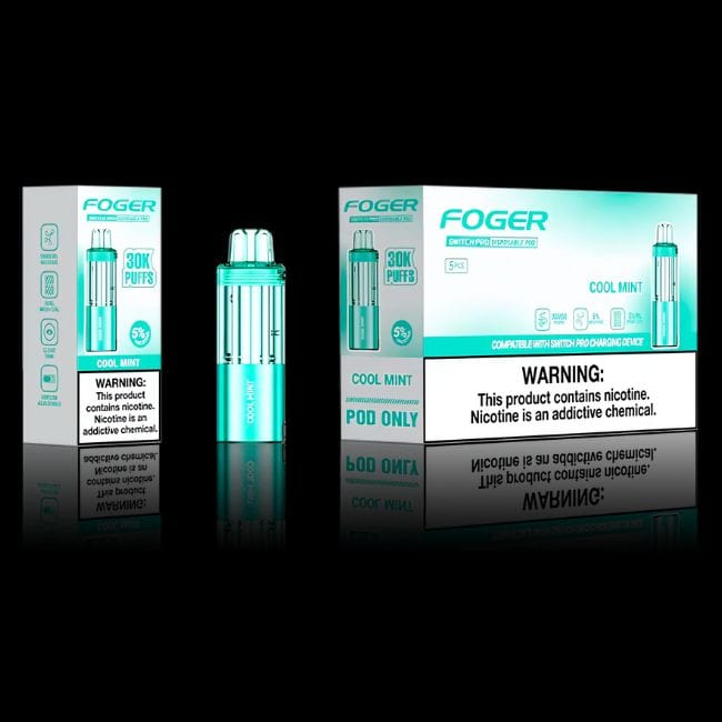 elf bar vape uk Miami Mint Foger Pro Pod: 30K Puffs of Mint Freshness