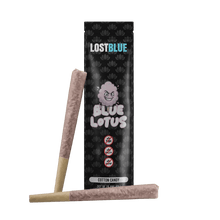 Load image into Gallery viewer, Cotton Candy Lost Blue Blue Lotus Pre Rolls
