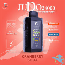 Load image into Gallery viewer, Cranberry Soda / Single TaijiZen Judo IJoy 24K Disposable Vape
